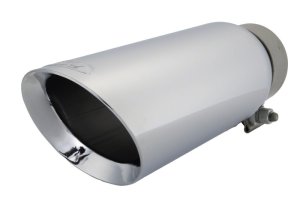 Ford Ranger Performance Exhaust - Ford Racing - Exhaust Tip; 4 in.; Chrome-Plated - Chrome - `19-`23